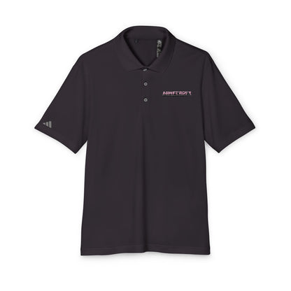 Minecraft Logo Adidas Performance Polo