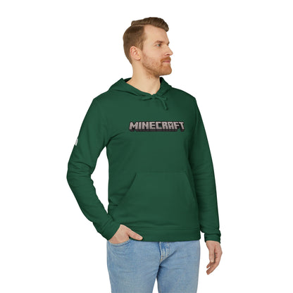 Minecraft Logo Adidas Adult Hoodie