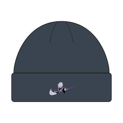 Goku Black Super Saiyan Embroidered Cuff Beanie