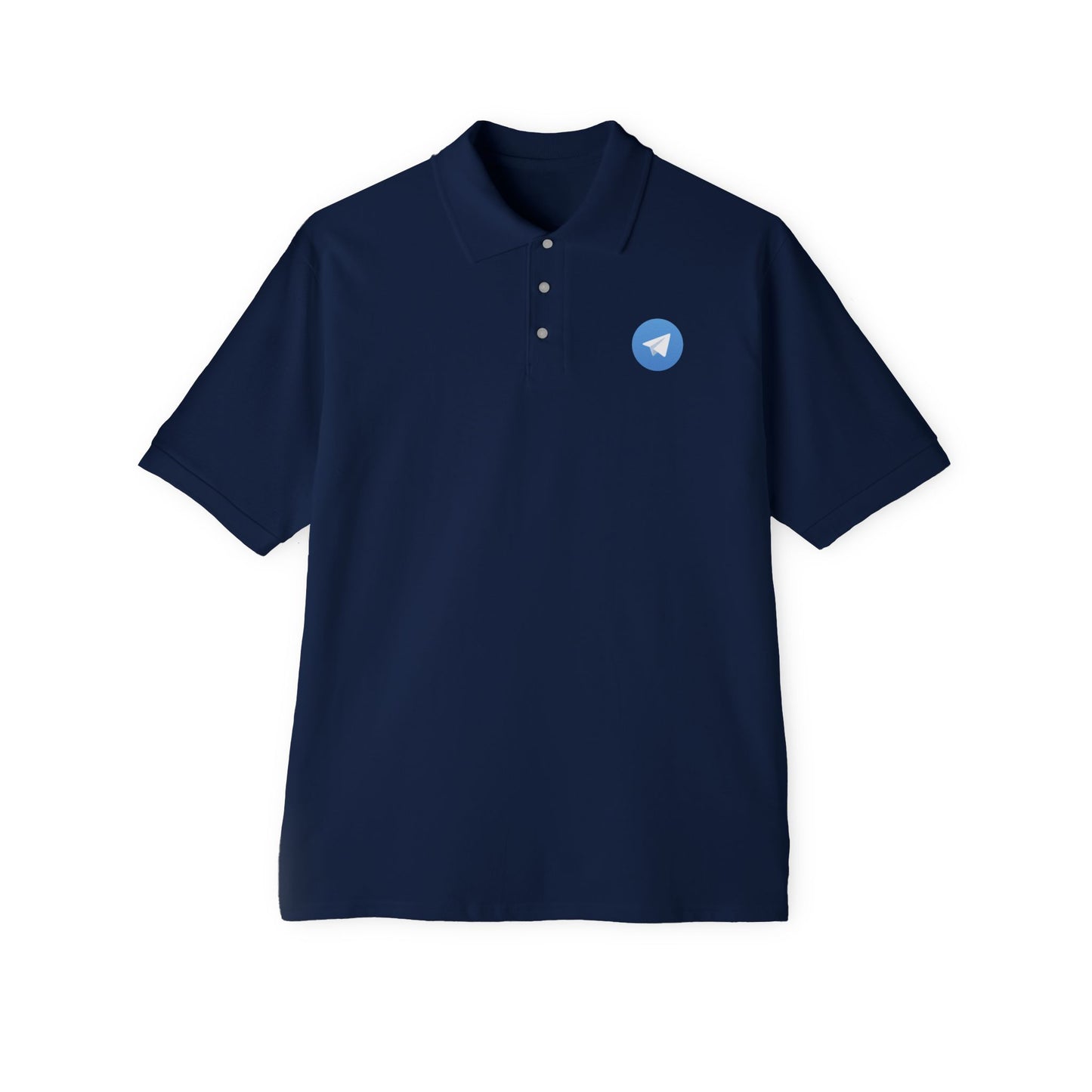 Telegram Logo Polo Shirt