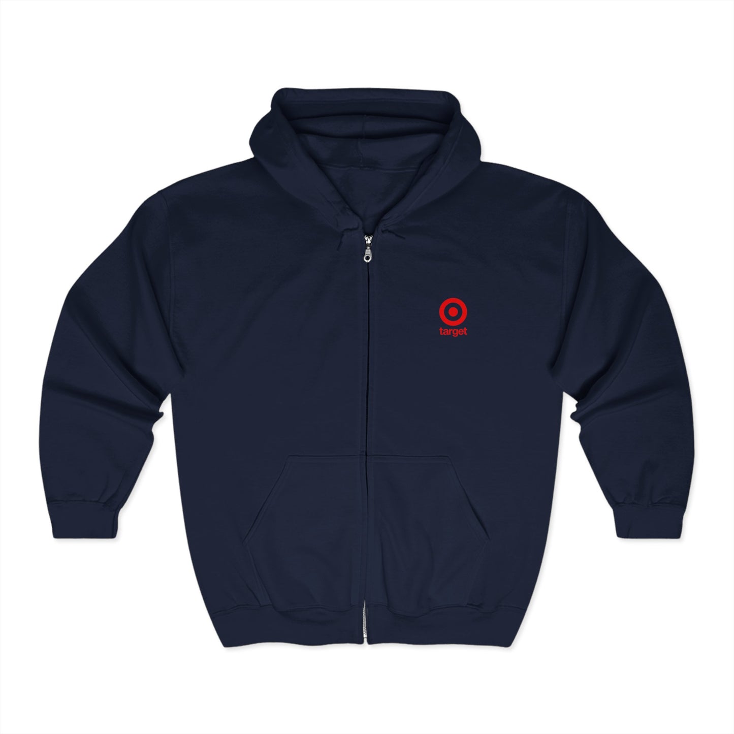 Target Logo Adult Zip-Up Hoodie