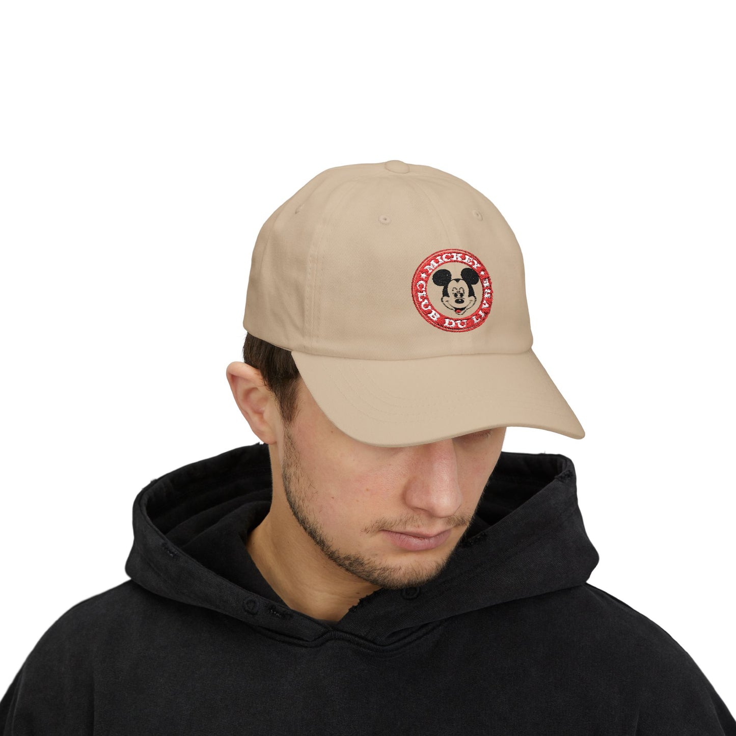 Mickey Club Embroidered Logo Cap