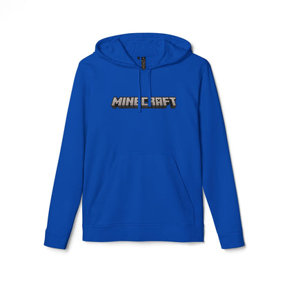 Minecraft Logo Adidas Adult Hoodie