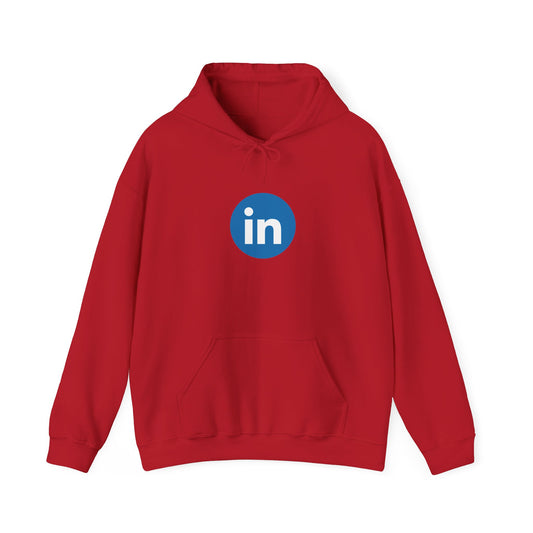 LinkedIn Logo Adult Hoodie