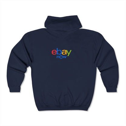 Ebay Now Adult Zip-Up Hoodie