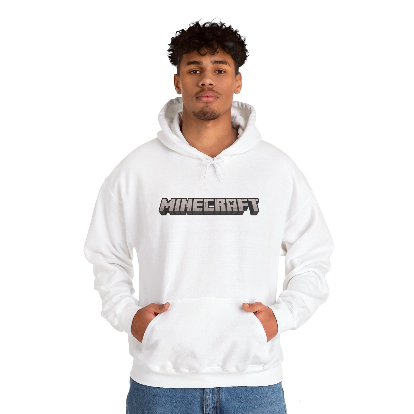 Minecraft Logo Adult Hoodie
