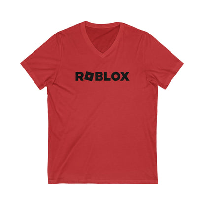 Roblox Logo Adult V-Neck T-Shirt
