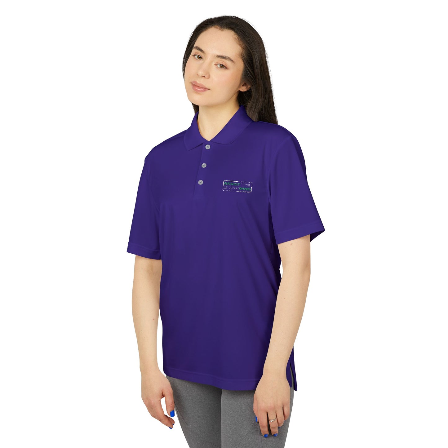 Resist The Slave Mind Adidas Performance Polo