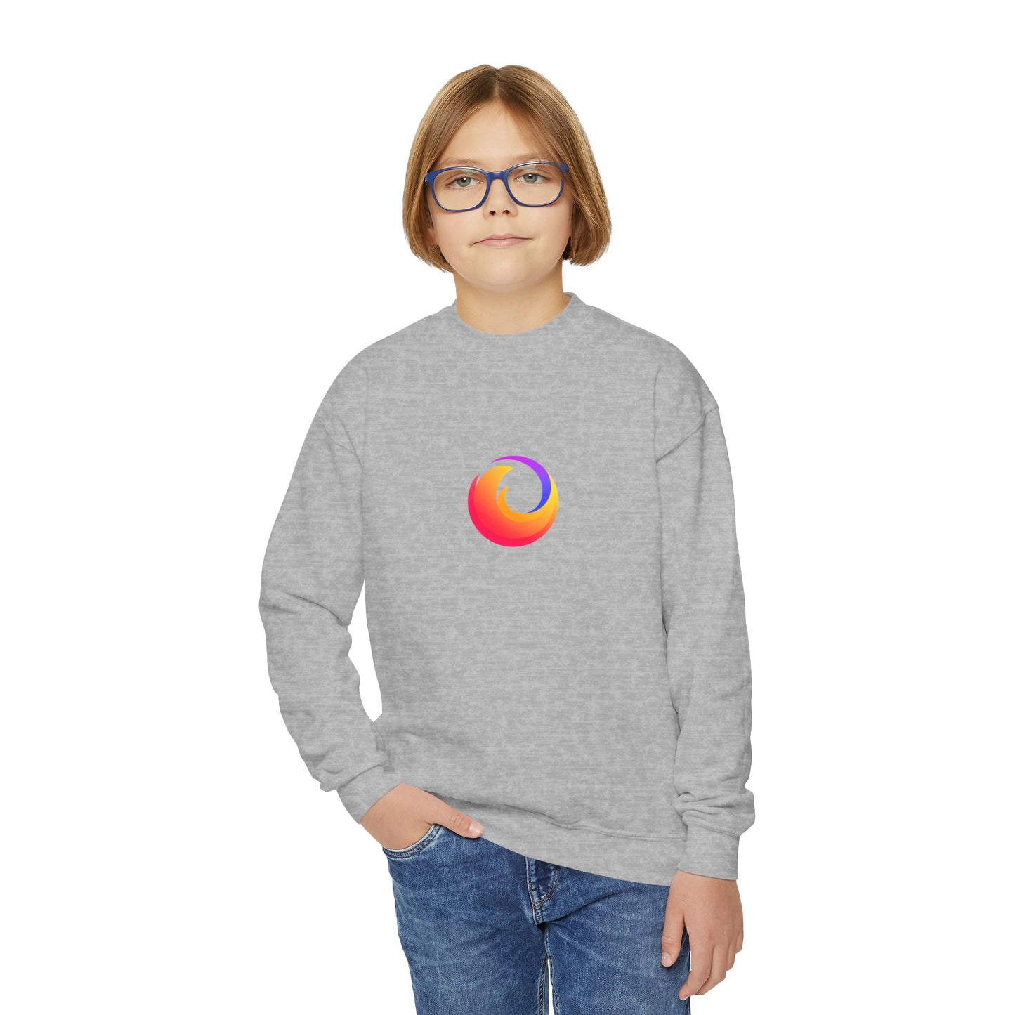 Firefox Logo Youth Sweatshirt