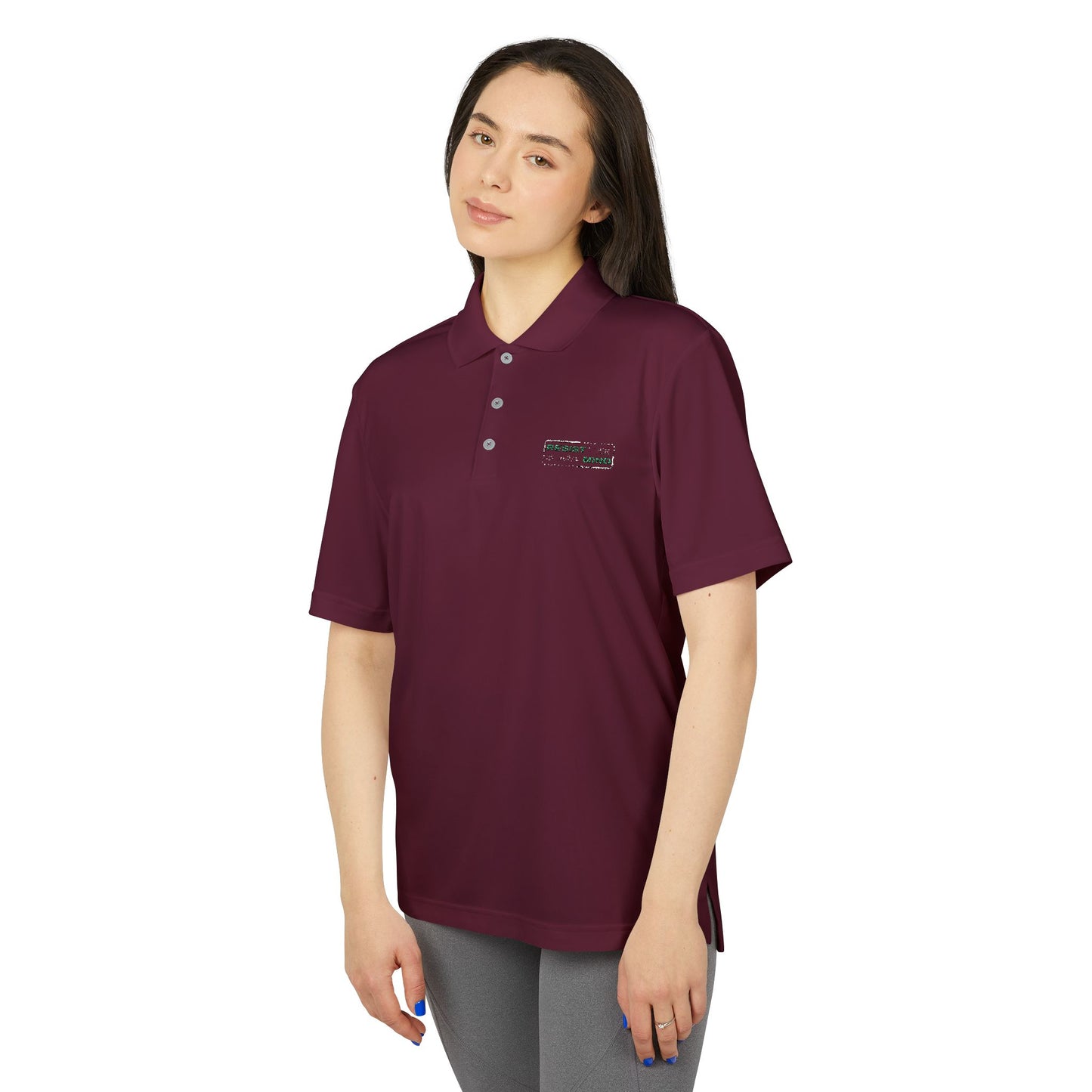 Resist The Slave Mind Adidas Performance Polo