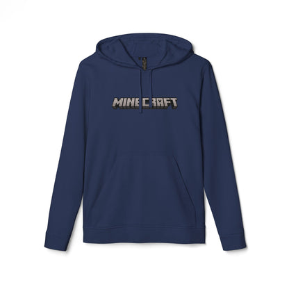 Minecraft Logo Adidas Adult Hoodie