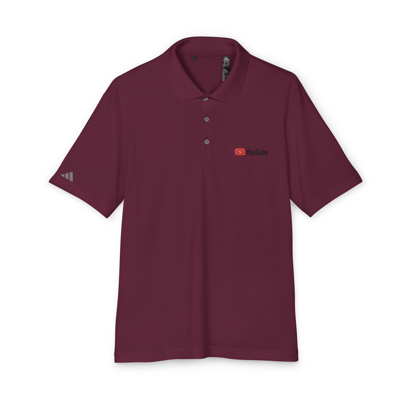 YouTube Logo Adidas Performance Polo