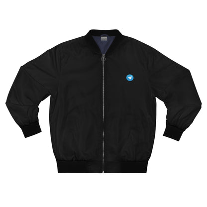 Telegram Logo Men's Bomber Jacket