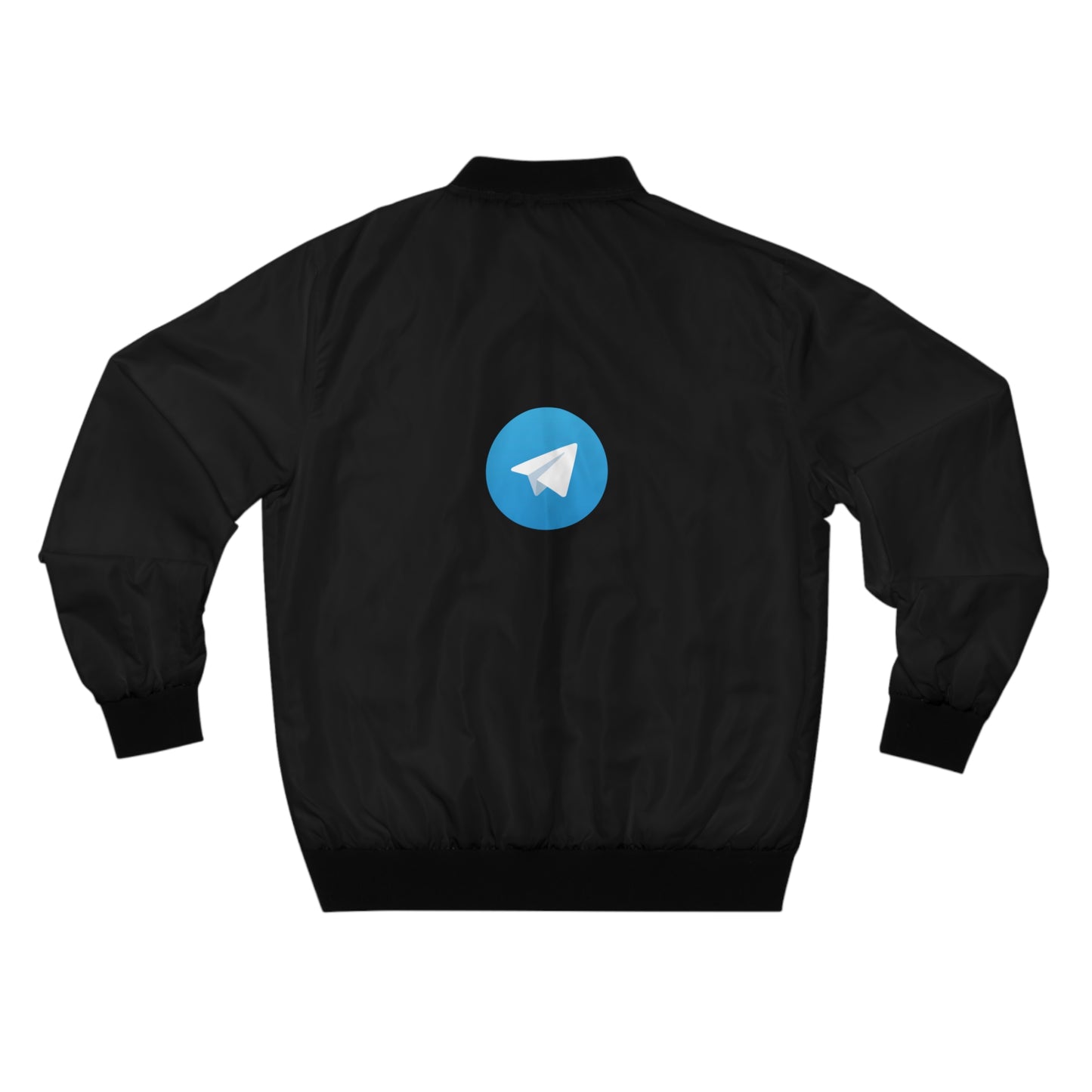 Telegram Logo Men's Bomber Jacket