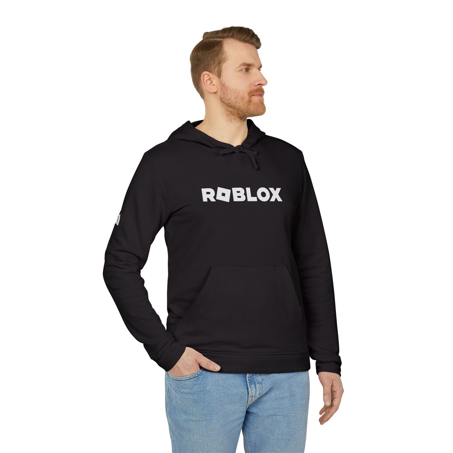 Roblox Logo Adidas Adult Hoodie