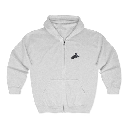 Embroidered Batman Zip-Up Hoodie