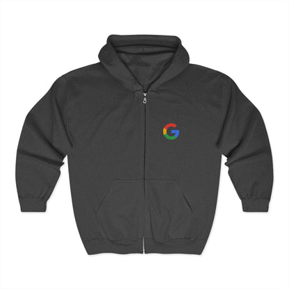 Google Adult Zip-Up Hoodie
