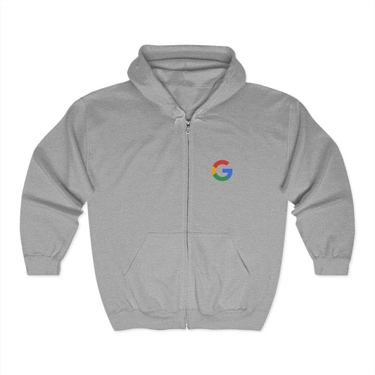 Google Adult Zip-Up Hoodie