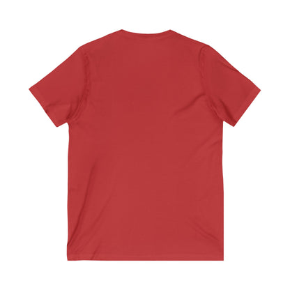 Minecraft Logo Adult V-Neck T-Shirt