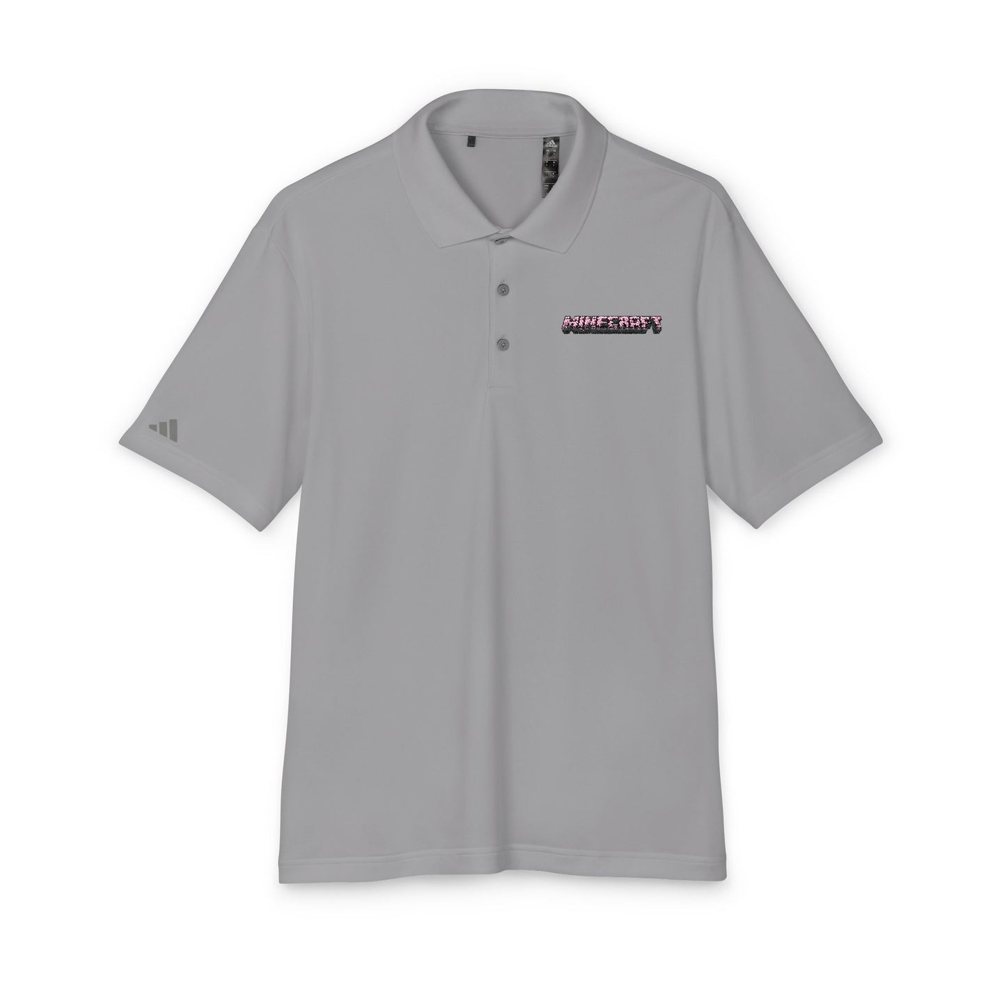 Minecraft Logo Adidas Performance Polo