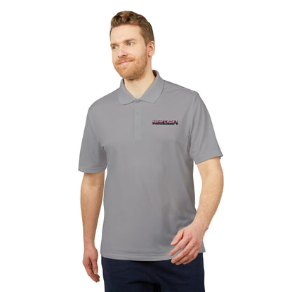 Minecraft Logo Adidas Performance Polo