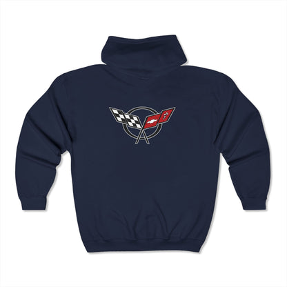 Corvette Zip-Up Hoodie