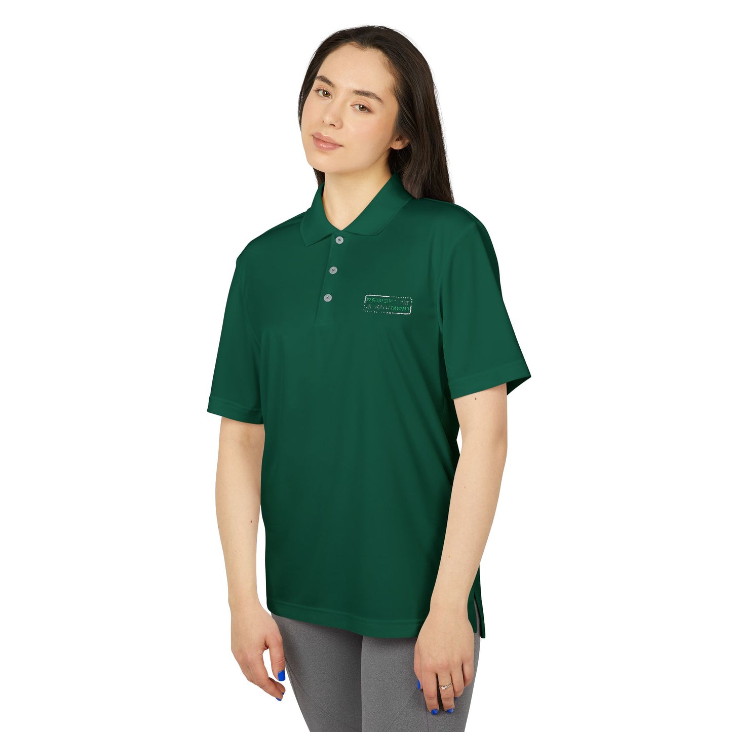Resist The Slave Mind Adidas Performance Polo