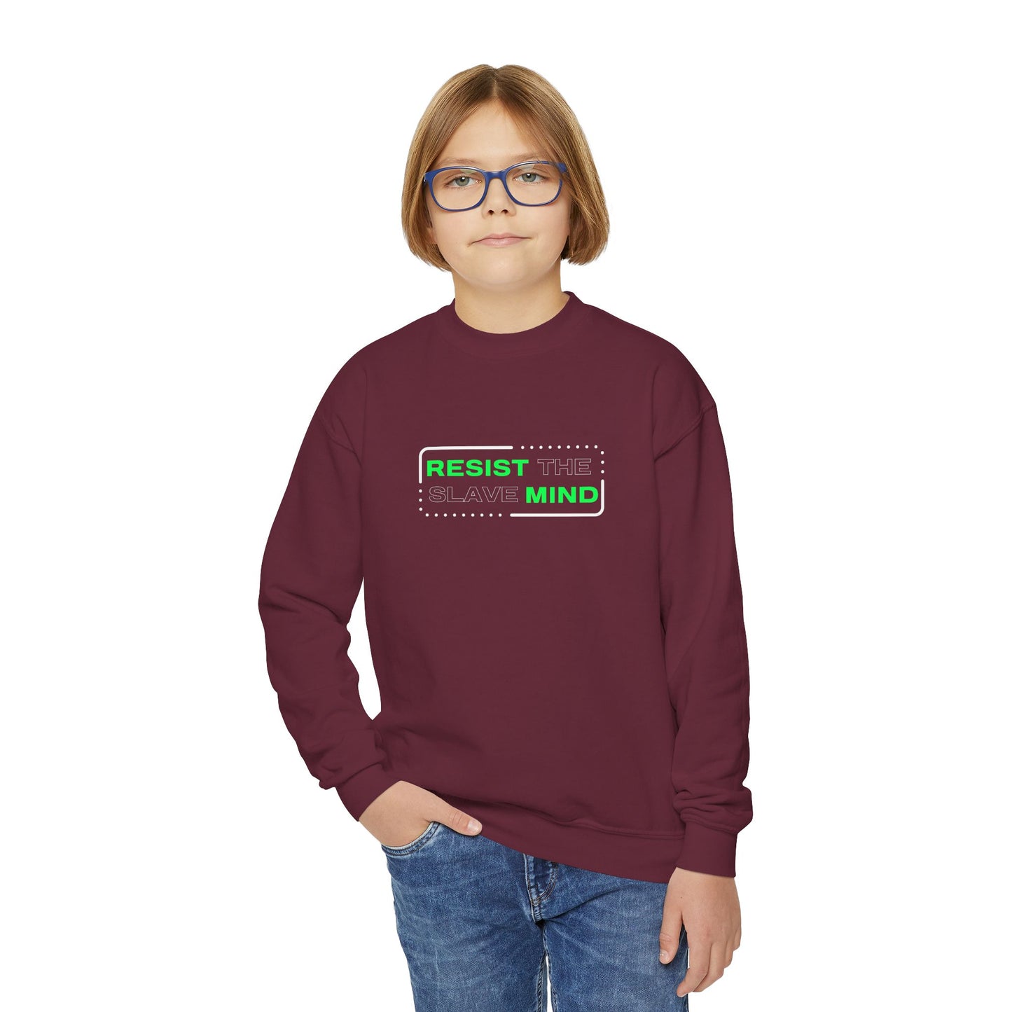 Resist The Slave Mind Youth Sweatshirt