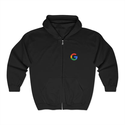 Google Adult Zip-Up Hoodie