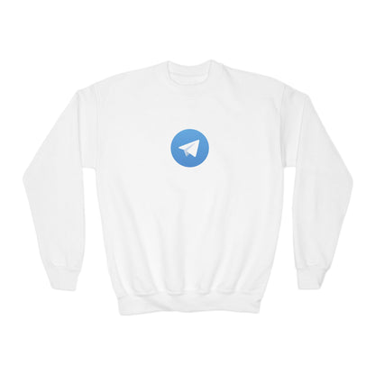 Telegram Logo Youth Sweatshirt