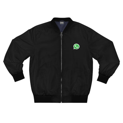 WhatsApp Logo Men's Bomber Jacket