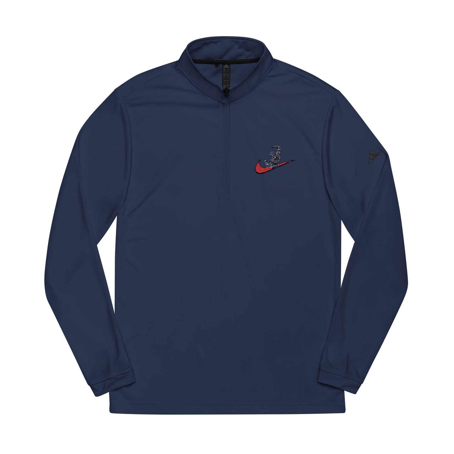 Arnold Embroidered Quarter-Zip Pullover
