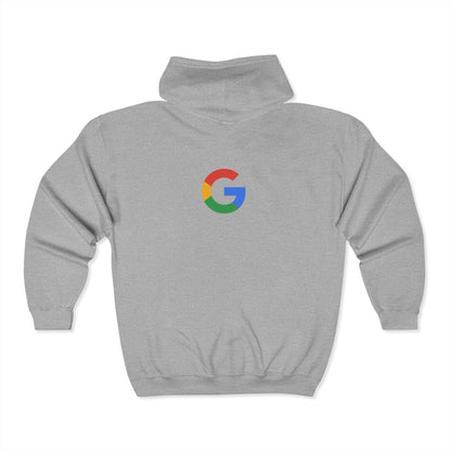 Google Adult Zip-Up Hoodie