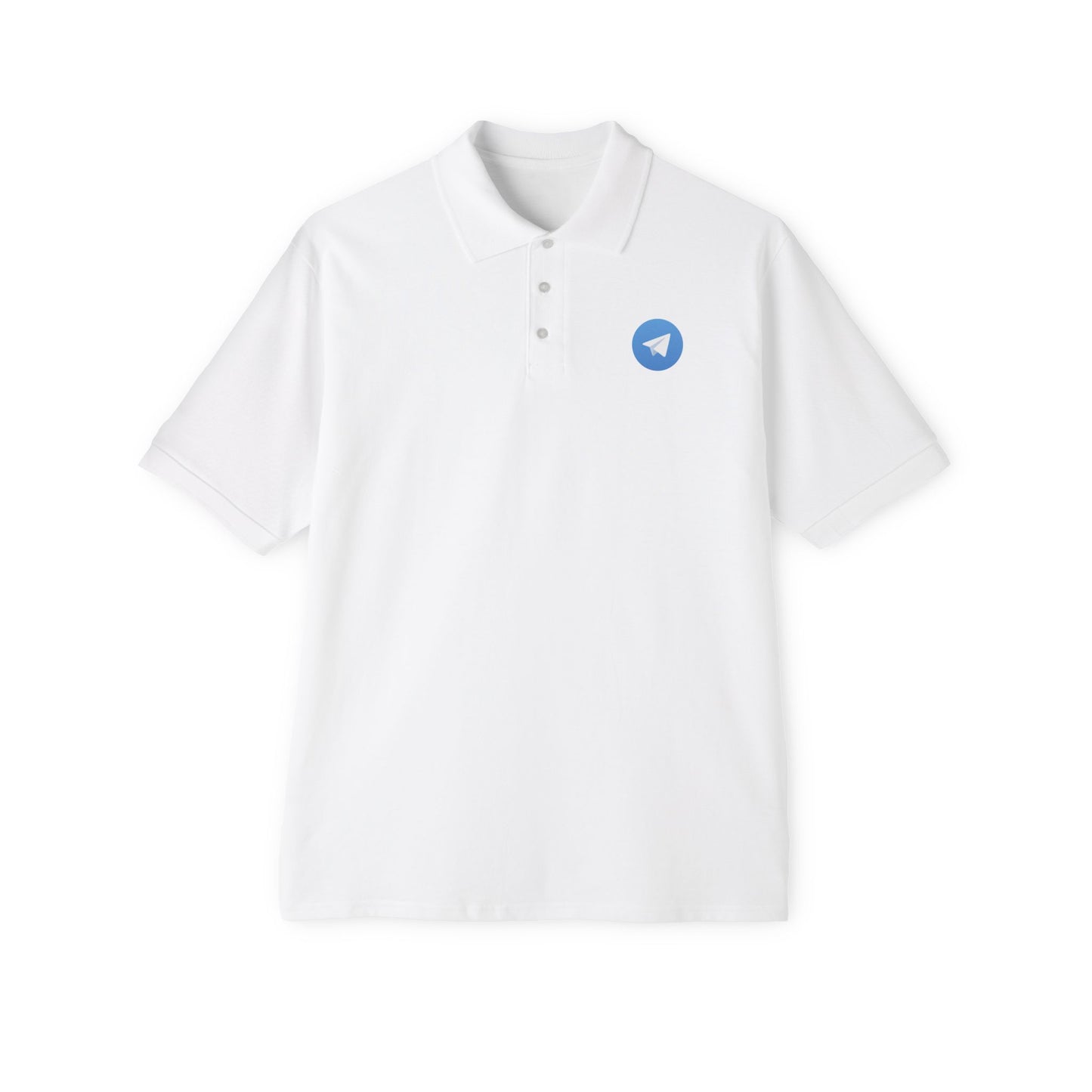 Telegram Logo Polo Shirt