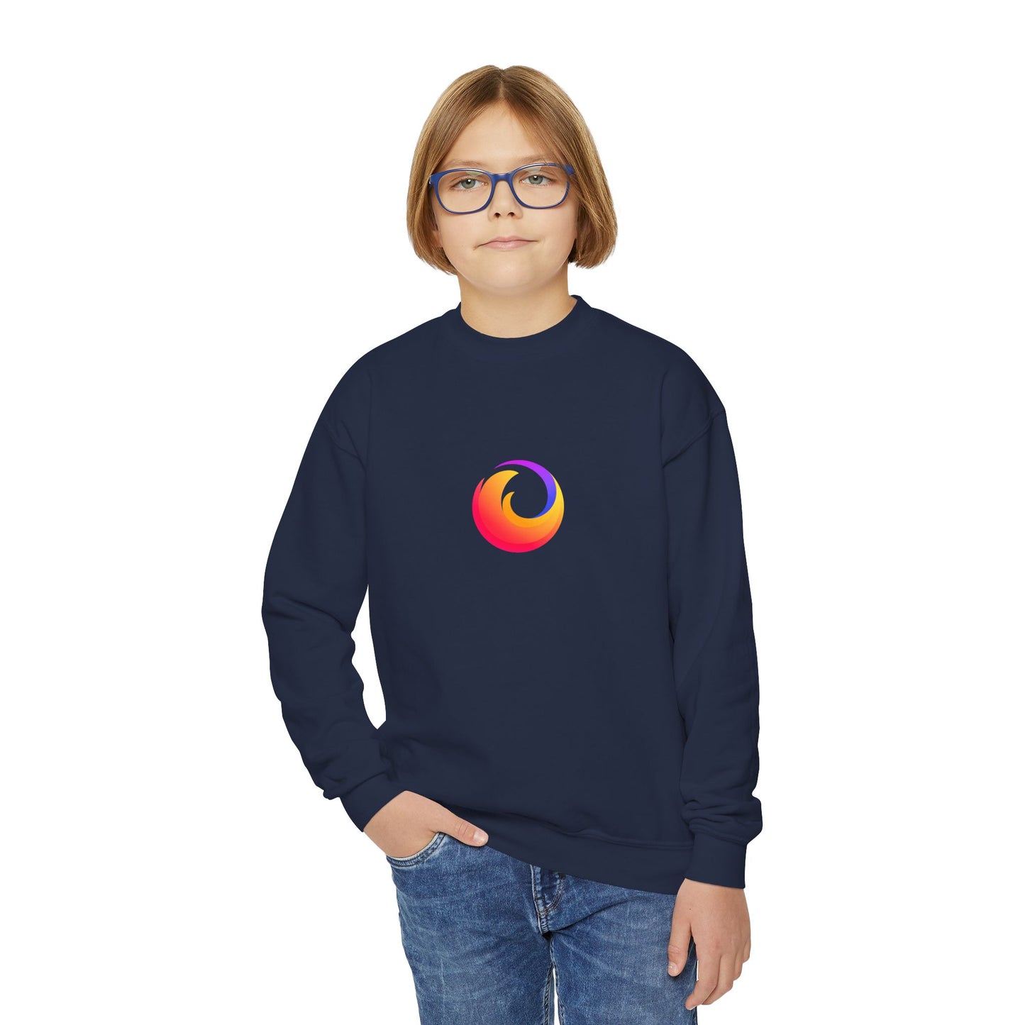 Firefox Logo Youth Sweatshirt