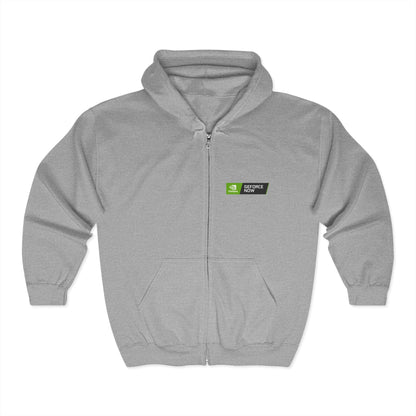 Nvidia GeForce Now Adult Zip-Up Hoodie