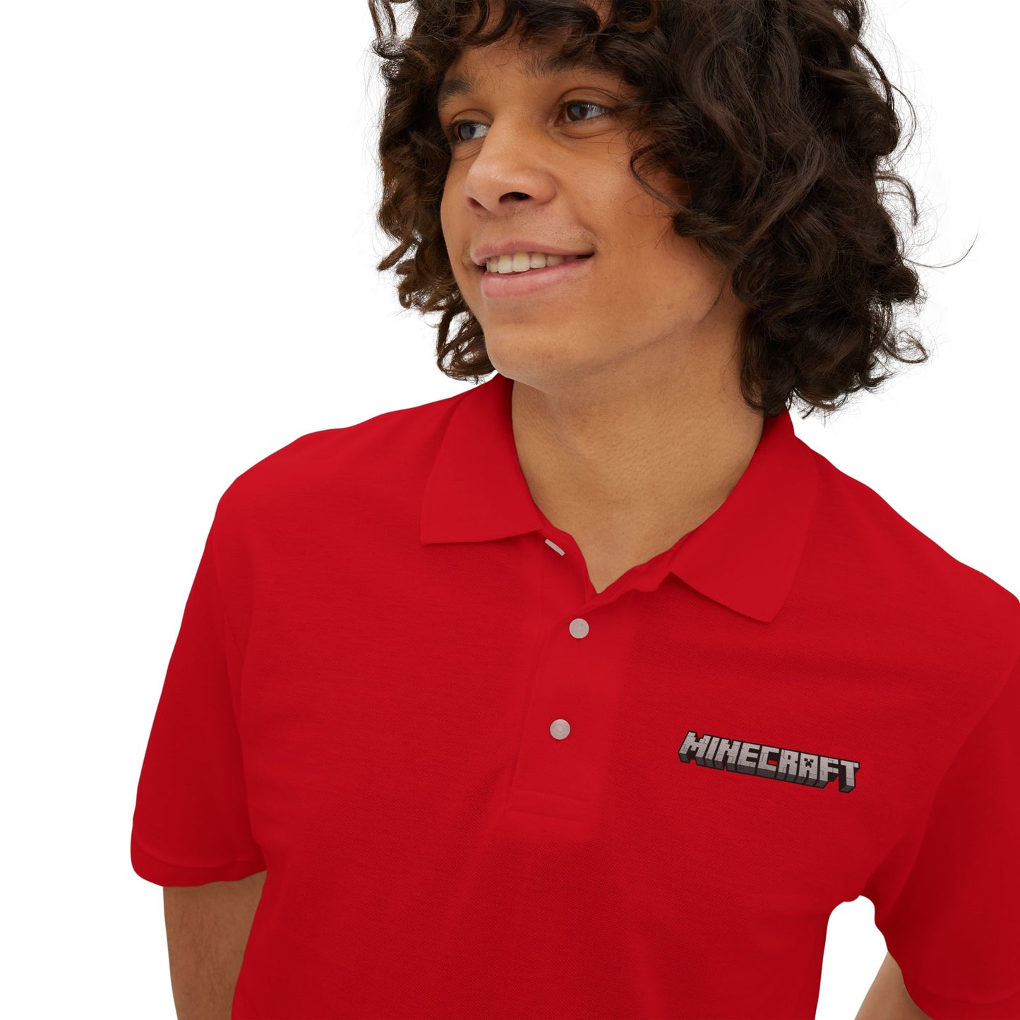 Minecraft Logo Polo Shirt