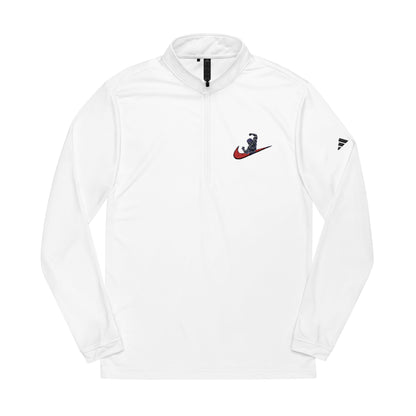 Arnold Embroidered Quarter-Zip Pullover