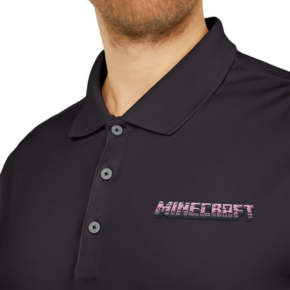 Minecraft Logo Adidas Performance Polo