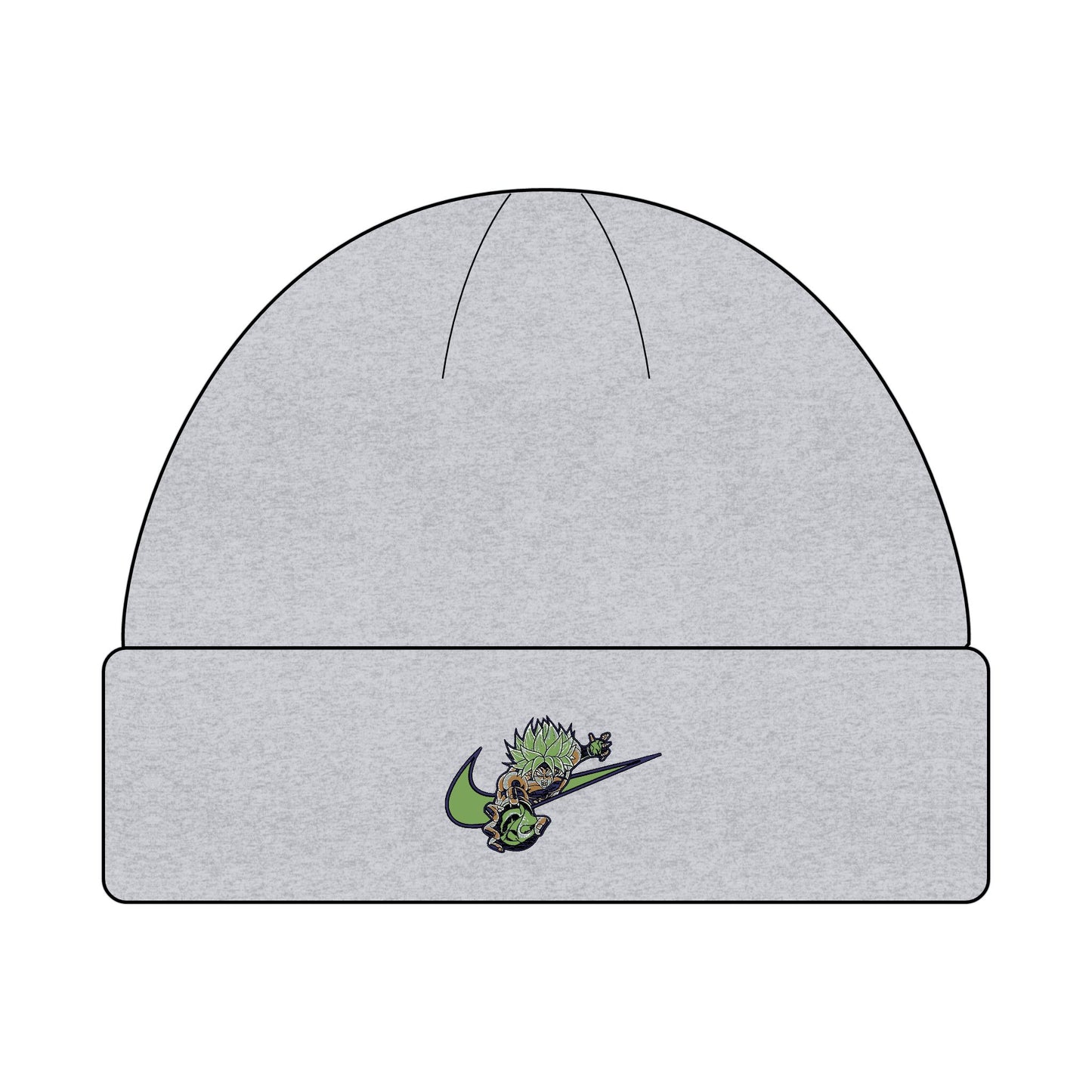 Broly Embroidered Cuff Beanie