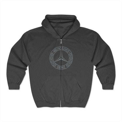 Mercedes Benz Zip-Up Hoodie