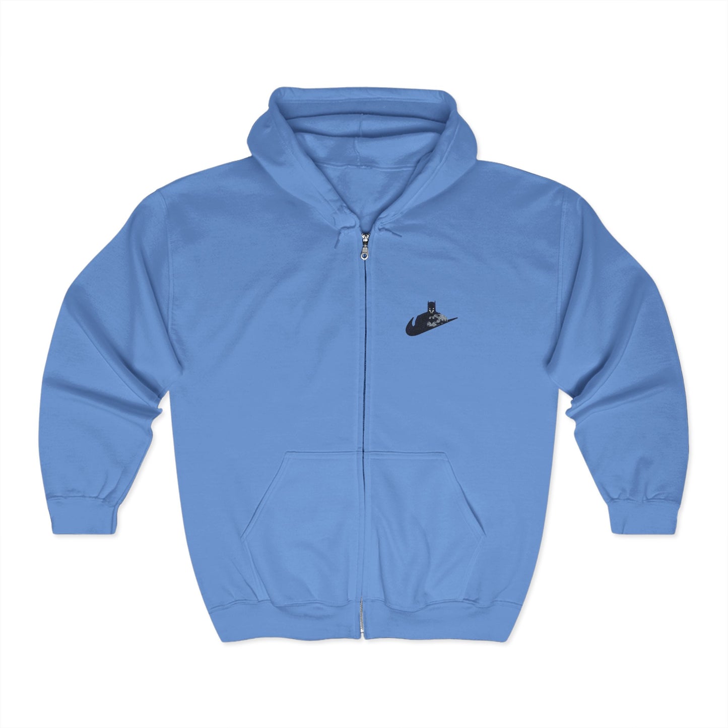 Embroidered Batman Zip-Up Hoodie