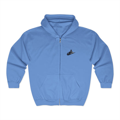 Embroidered Batman Zip-Up Hoodie