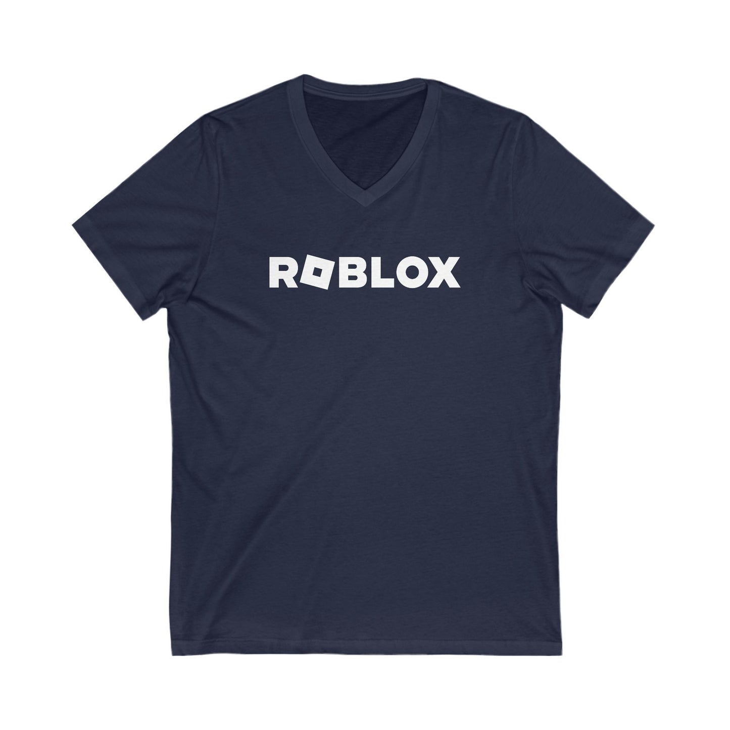 Roblox Logo Adult V-Neck T-Shirt