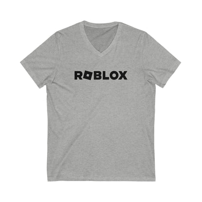 Roblox Logo Adult V-Neck T-Shirt