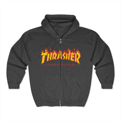 Thrasher Magazine Zip-Up Hoodie