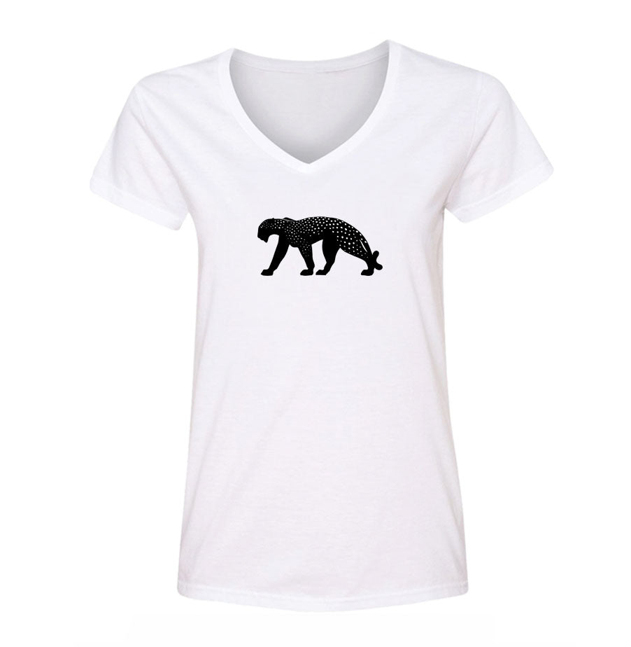 Women's Cartier Panther V Neck T-Shirt