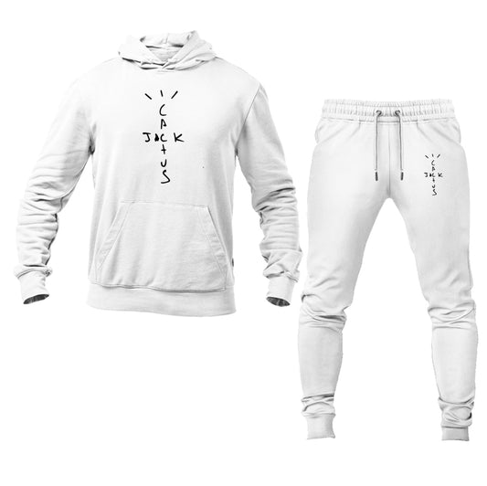 Men's Cactus Jack Hoodie Joggers Set