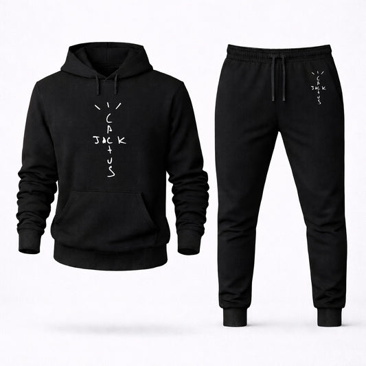 Men's Cactus Jack Hoodie Joggers Set