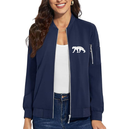 Women's Cartier Panther Premium Bomber Jacket Outerwear